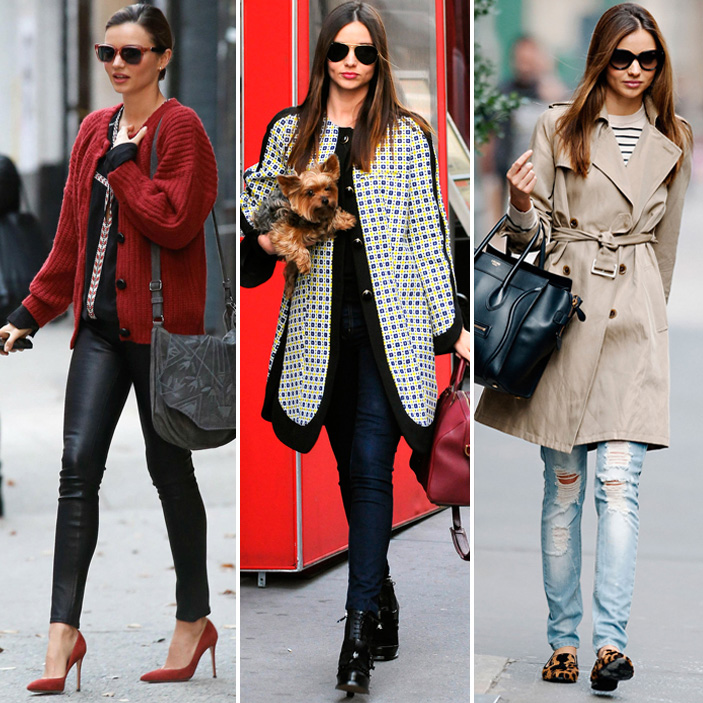 Looks de inverno, com casacos ou sapatos coloridos e estampados
